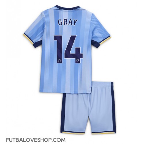 Dres Tottenham Hotspur Archie Gray #14 Preč pre deti 2024-25 Krátky Rukáv (+ trenírky)